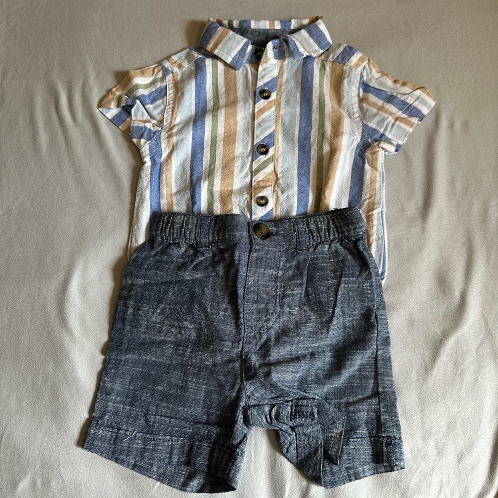 Tommy Bahama | 2 piece shirt and shorts